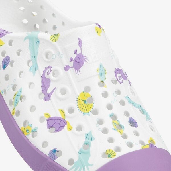 Dziecięce trampki NATIVE JEFFERSON PRINT YOUTH 15100101-8968 kolor biały