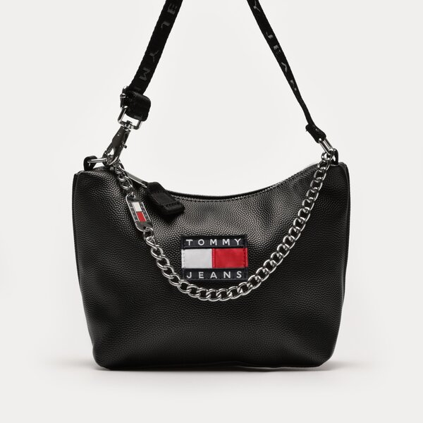 Damska torebka TOMMY HILFIGER TOREBKA TJW HERITAGE SHOULDER BAG aw0aw14570bds kolor czarny