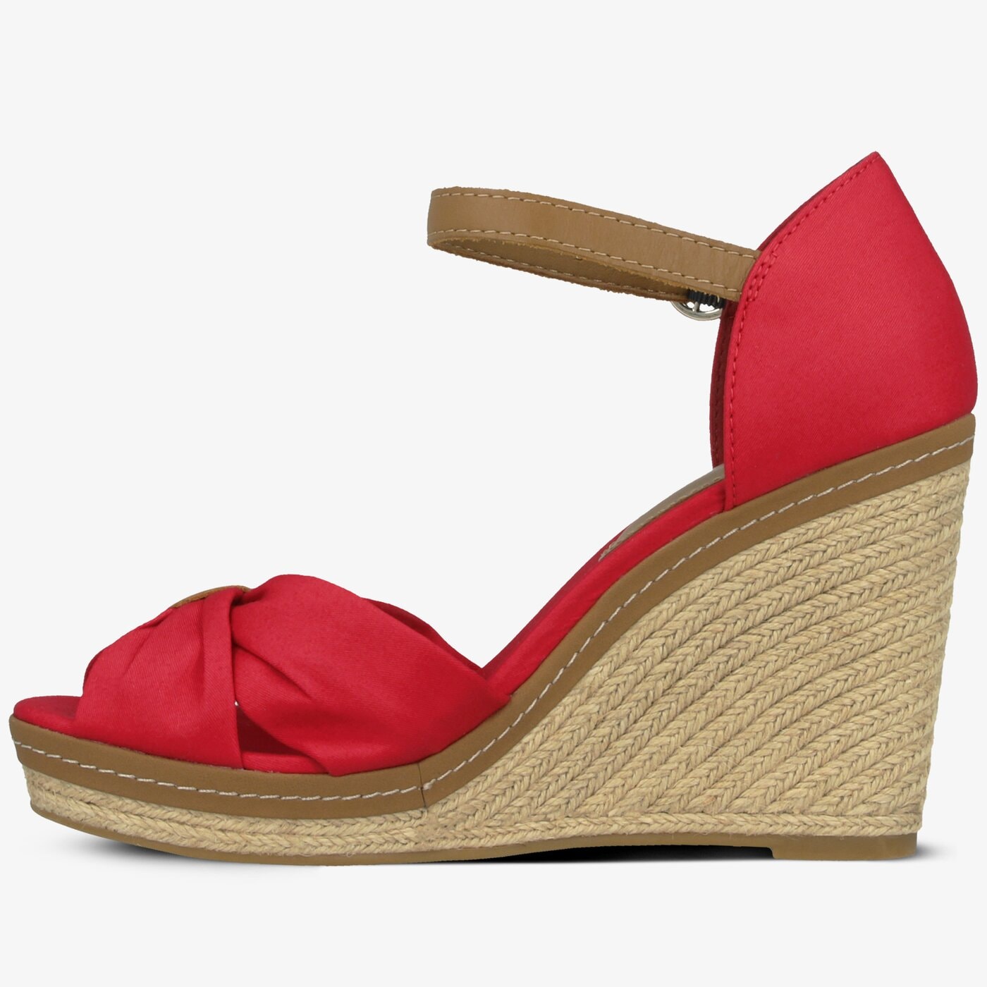Damskie sandały TOMMY HILFIGER ELENA 56D ICONIC ELENA SANDAL fw0fw00905611 kolor czerwony