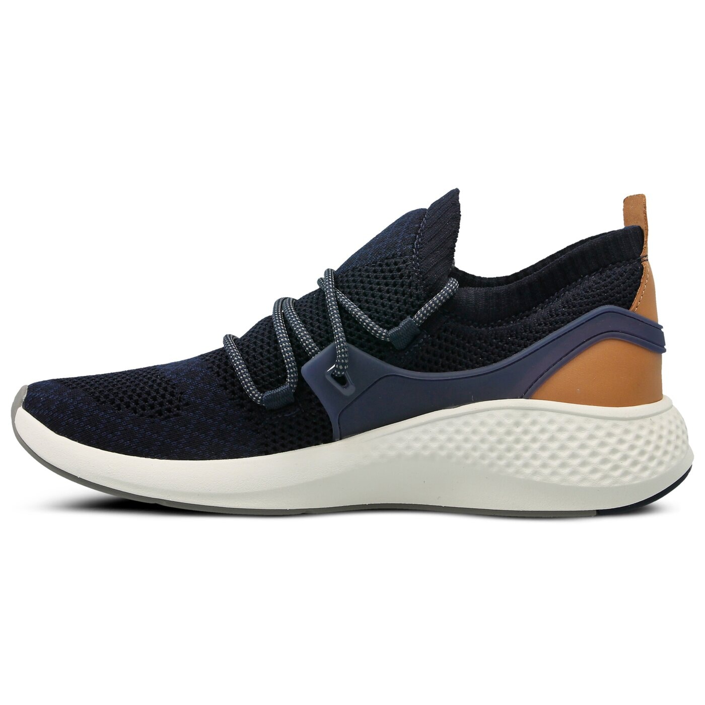 Męskie sneakersy (buty) TIMBERLAND FLYROAM GO KNIT OXFORD ca1qao kolor granatowy