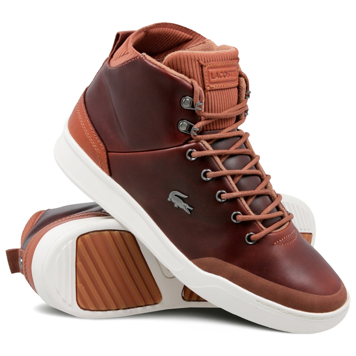 Męskie sneakersy (buty) LACOSTE EXPLORATEUR CLASSIC 318 1 736cam0025dt3 kolor brązowy