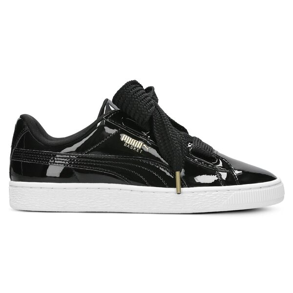 Damskie sneakersy (buty) PUMA BASKET HEART PATENT WN'S 36307301 kolor czarny