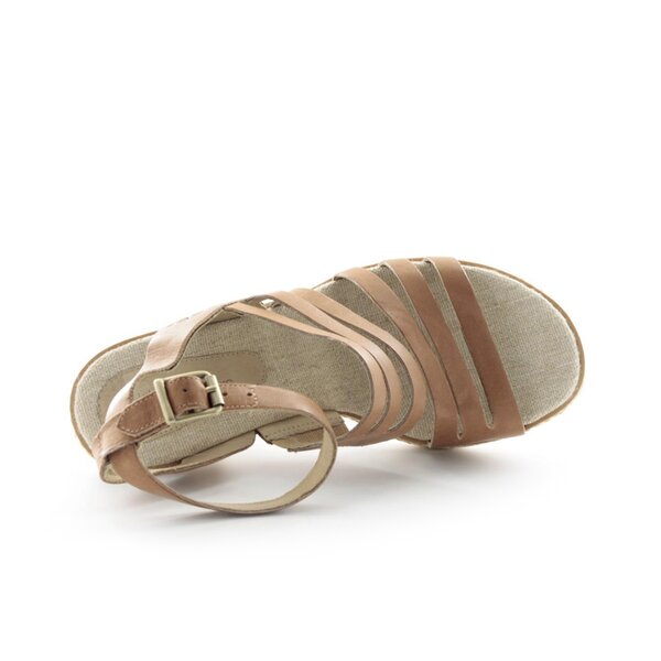 Damskie sandały TIMBERLAND EK CHAUNCEY SANDAL WRAPPED 27612 kolor beżowy