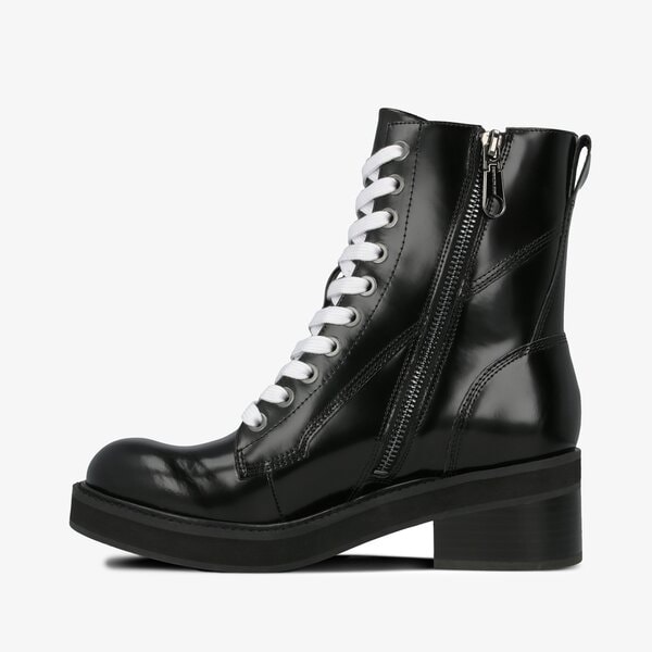 Damskie botki / sztyblety CALVIN KLEIN EBBA r0762blk kolor czarny