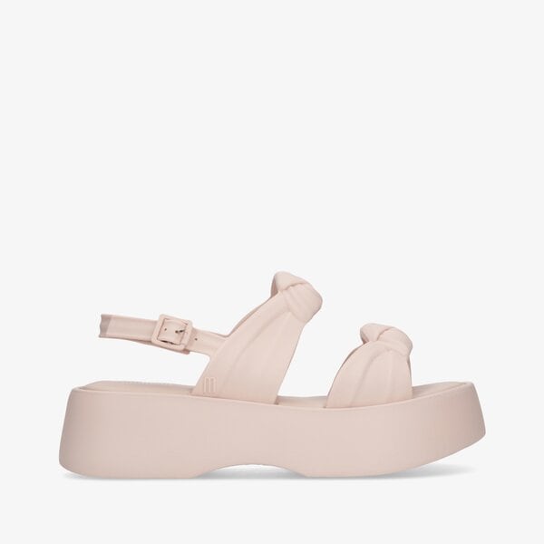 Damskie sandały MELISSA VELVET PLATFORM AD. 3342051653 kolor beżowy