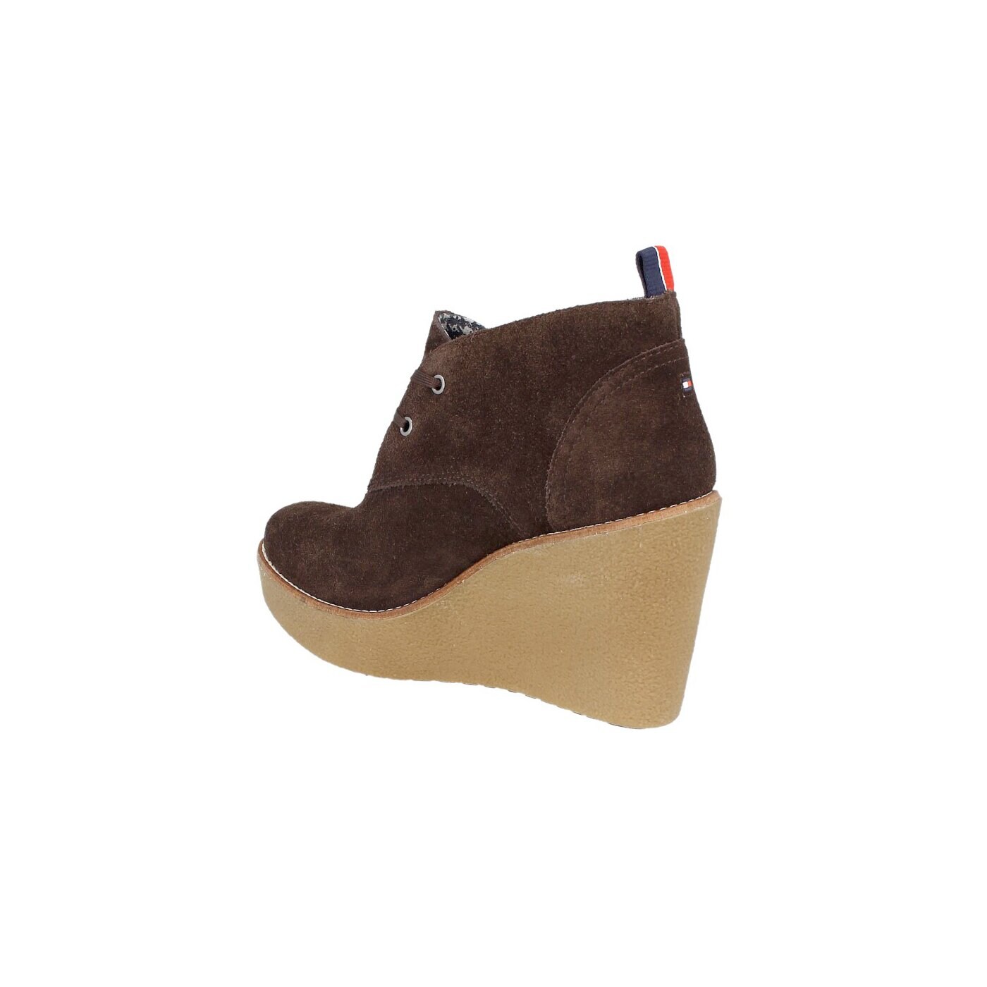 Damskie buty za kostkę TOMMY HILFIGER WINNIE 1  fw56814829212 kolor brązowy