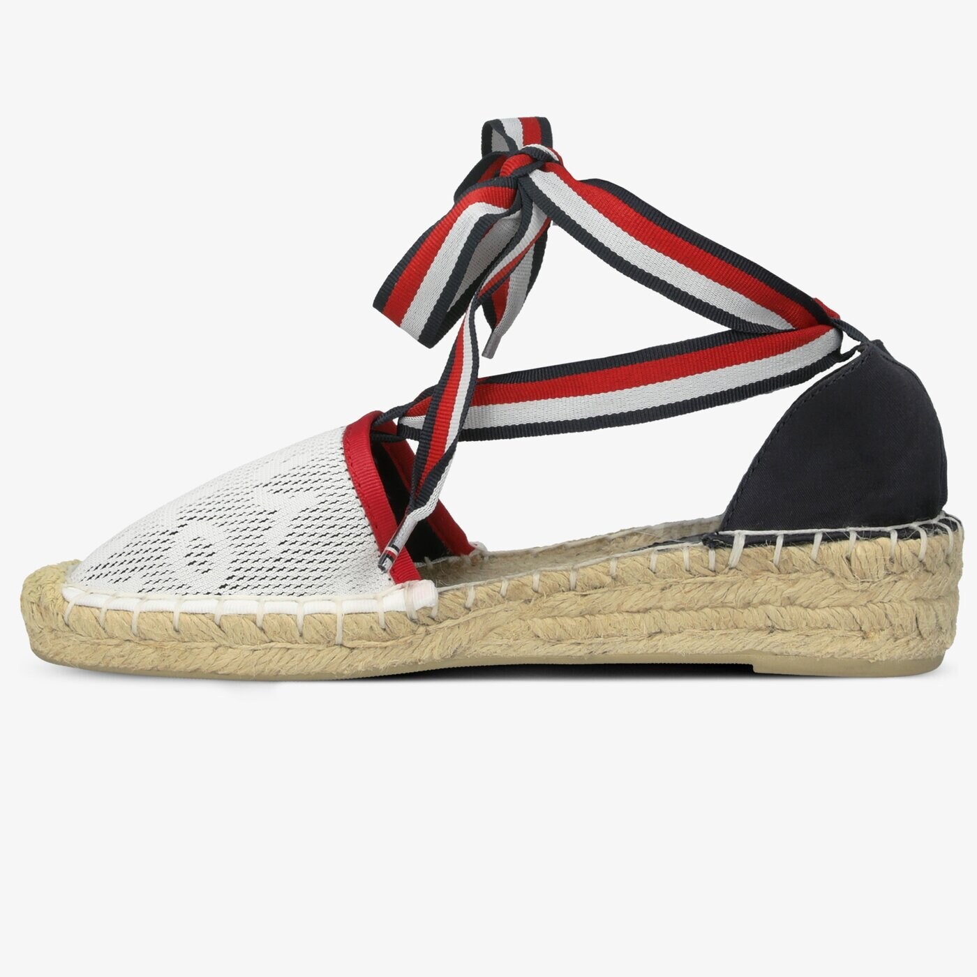 Damskie espadryle TOMMY HILFIGER KIM 5D TOMMY MESH ESPADRILLE SANDAL fw0fw03935020 kolor biały