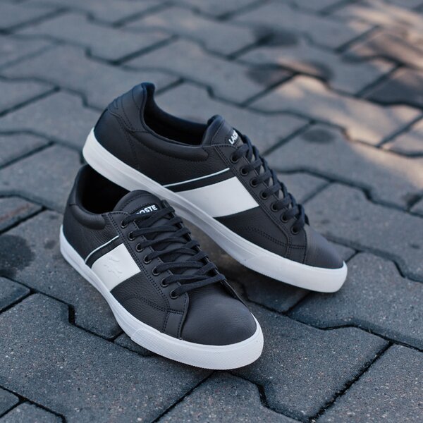 Męskie sneakersy (buty) LACOSTE FAIRLEAD REI  730spm0010db4 kolor granatowy
