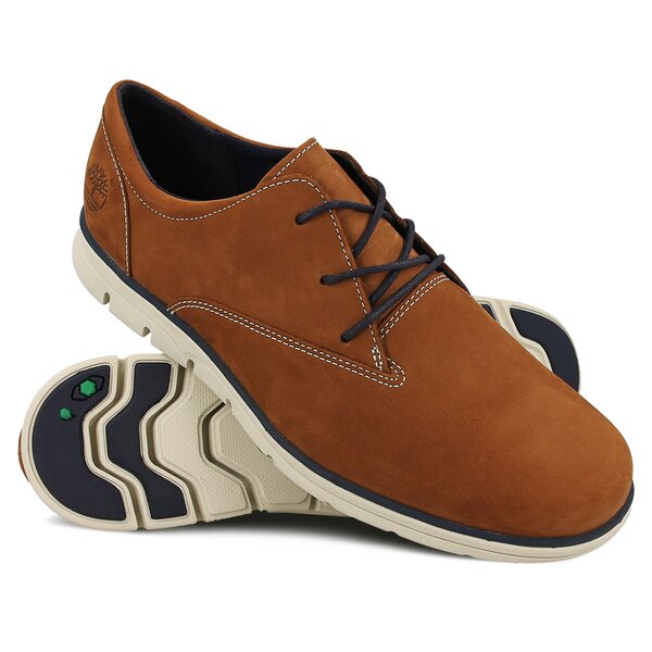 Męskie półbuty TIMBERLAND BRADSTREET PT OXFORD D a1k2j kolor brązowy