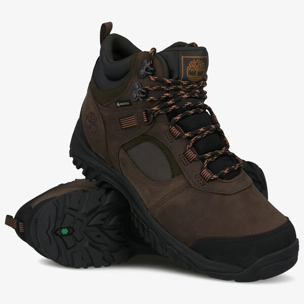 Męskie buty outdoor (trekkingowe) TIMBERLAND MT. MAJOR MID LEATHER GTX tb0a1uqqd711 kolor brązowy