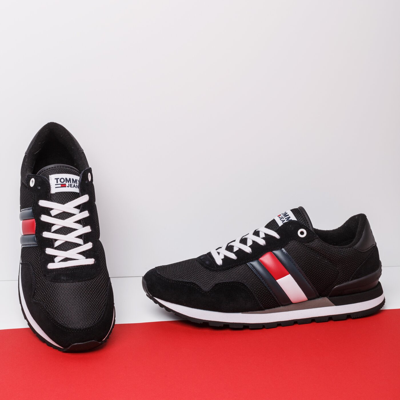 Męskie sneakersy (buty) TOMMY HILFIGER CAUSAL TOMMY JEANS SNEAKER em0em00399bds kolor czarny