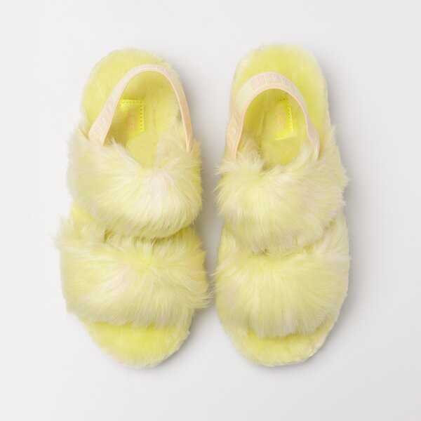 Damskie sandały UGG OH YEAH SPOTS 1118165-pollen kolor żółty
