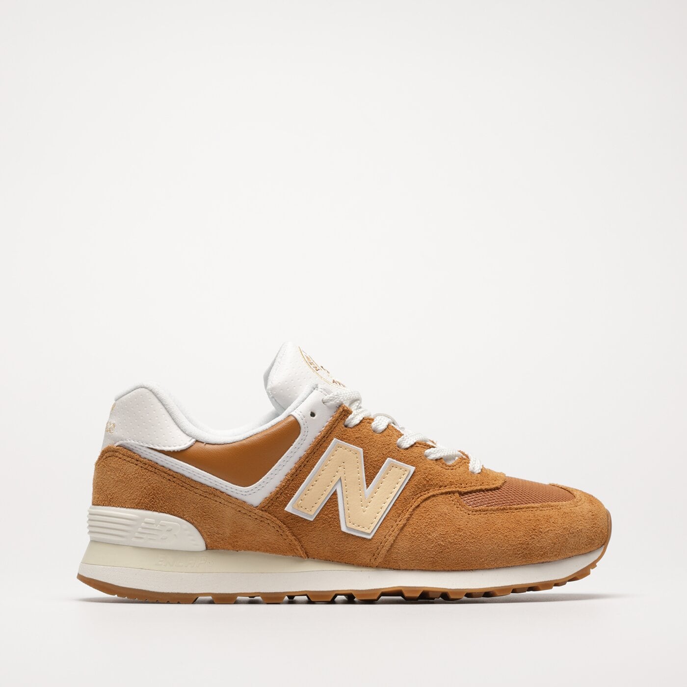 Męskie sneakersy (buty) NEW BALANCE 574  u574ob2 kolor musztardowy