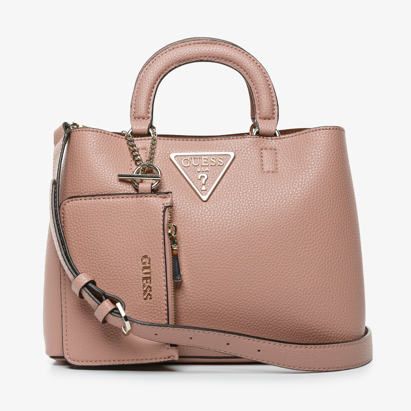 Damska torebka GUESS TOREBKA ARETHA GIRLFRIEND SATCHEL hwvg7439060rwo kolor różowy