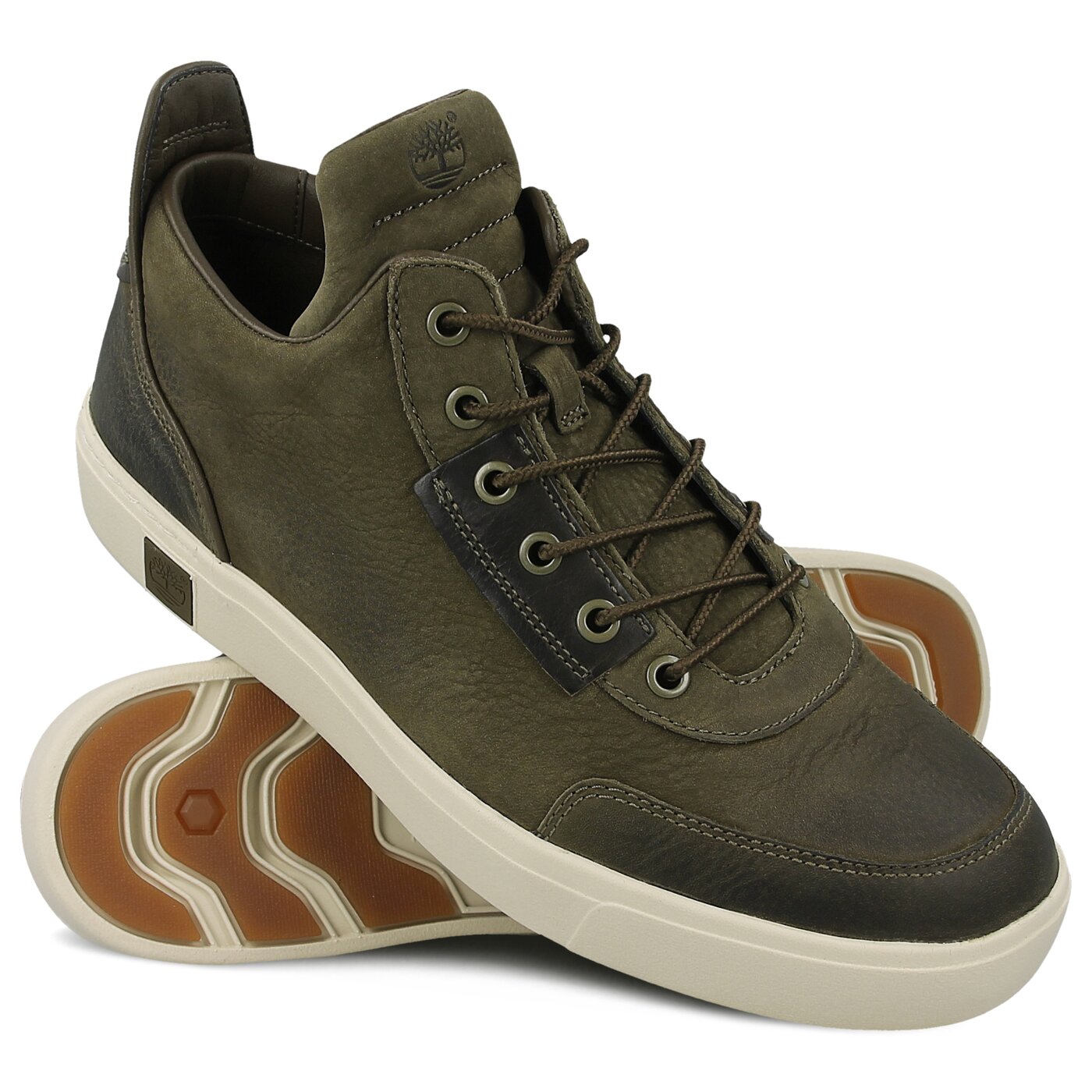 Męskie trampki TIMBERLAND AMHERST HIGH TOP CHUKKA CHUKKA a1ils kolor khaki