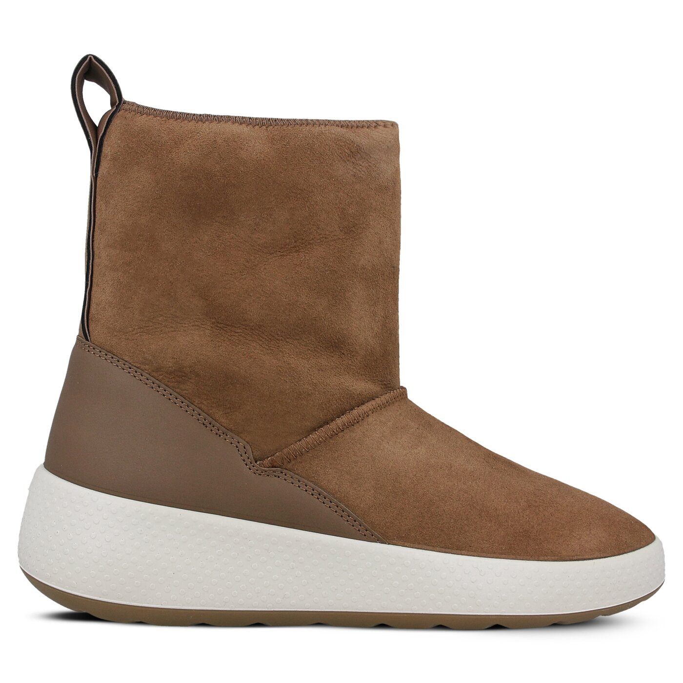 Damskie botki / sztyblety ECCO UKIUK 22100355778 kolor brązowy