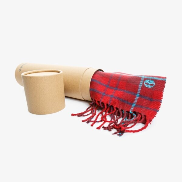 Damski szalik / rękawiczki TIMBERLAND SZALIK PLAID SCARF GIFTBOX AND STICKER tb0a1evti301 kolor multicolor