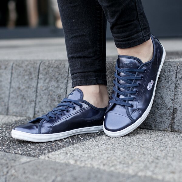 Damskie sneakersy (buty) LACOSTE ZIANE SNEAKER PRC 730spw411211c kolor granatowy