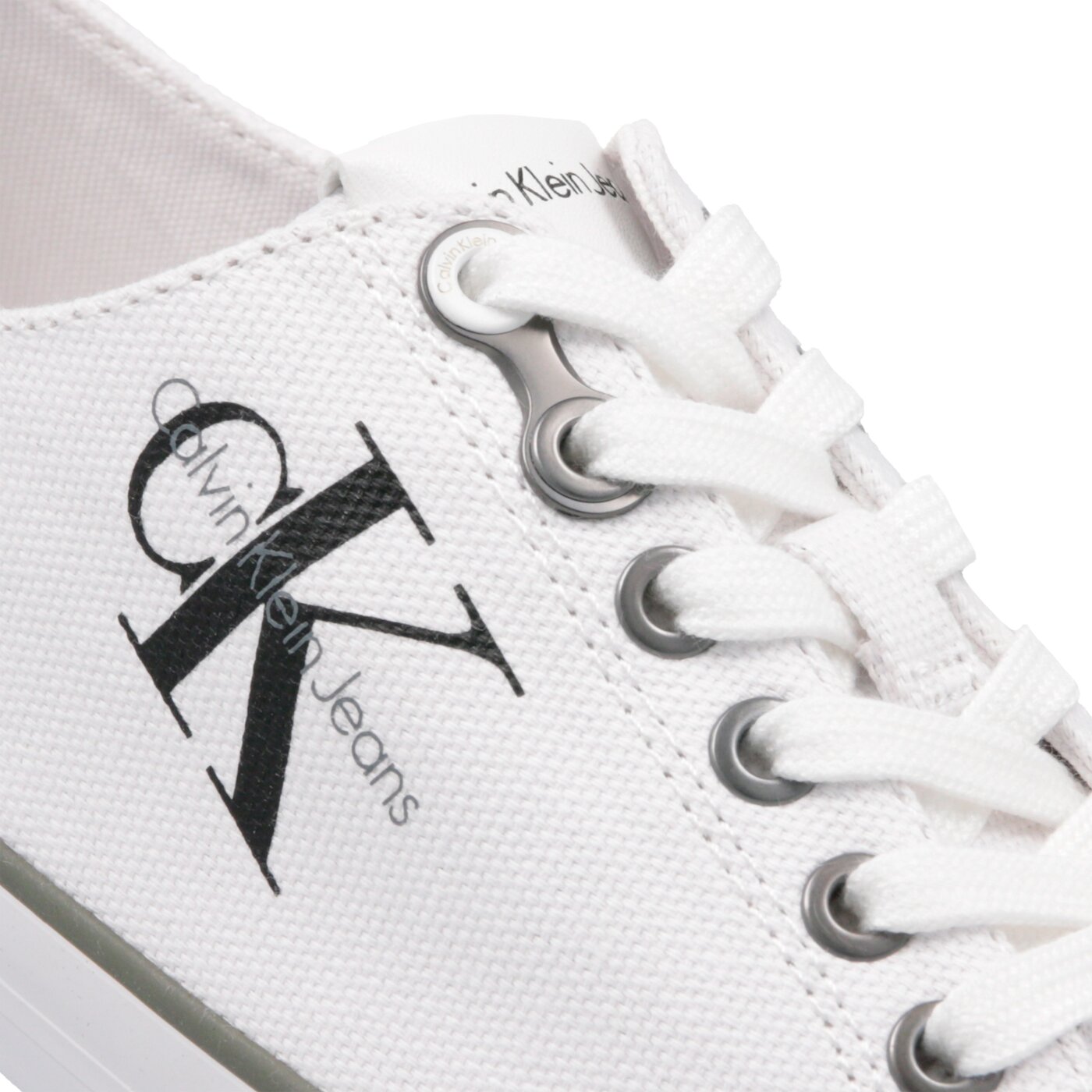 Damskie trampki CALVIN KLEIN DORA r3556wht kolor biały