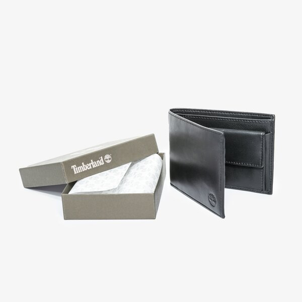 Damski portfel TIMBERLAND PORTFEL BIFOLD WALLET tb0a23up0011 kolor czarny