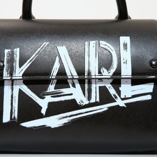 Damska torebka KARL LAGERFELD TOREBKA KIKON MINI PRINT DECO TOP H 216w3007998black kolor biały