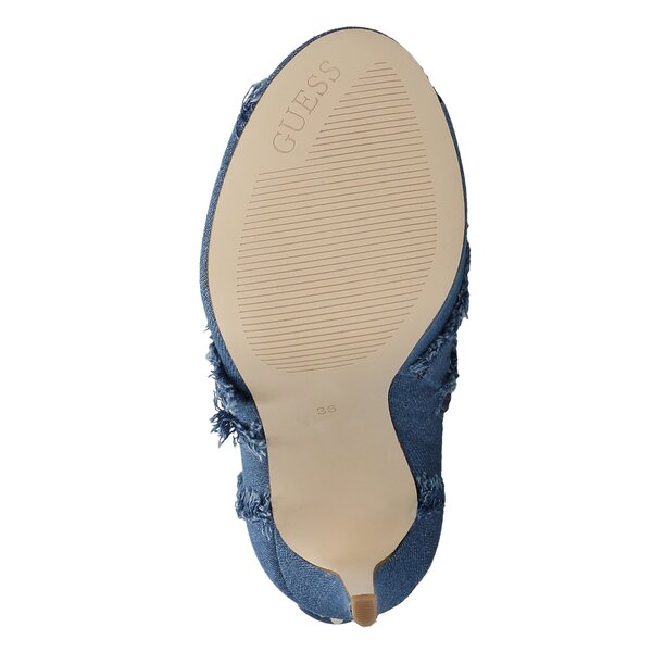 Damskie buty za kostkę GUESS PASTORA SHOOTIE flpao1den09blue kolor niebieski