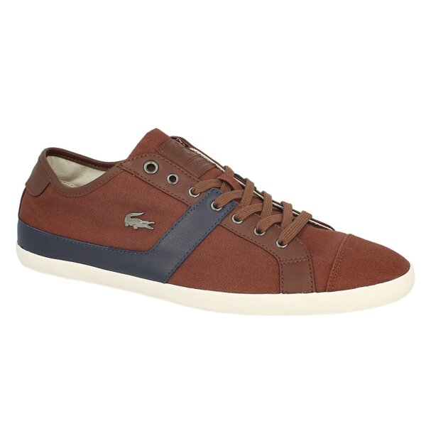 Męskie sneakersy (buty) LACOSTE NUVERA 10  727srm1224db5 kolor bordowy