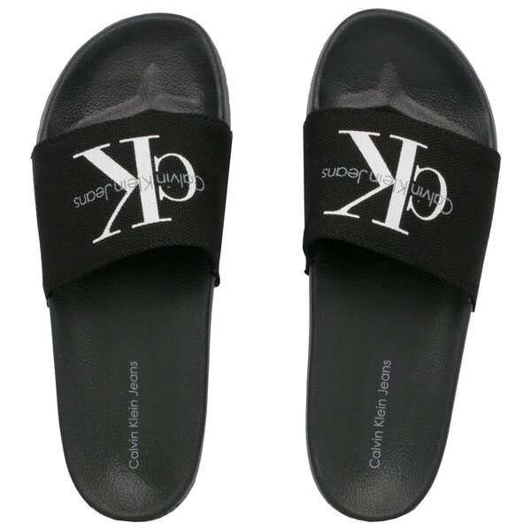 Męskie klapki CALVIN KLEIN VIGGO HEAVY CANVAS se8535blk kolor czarny