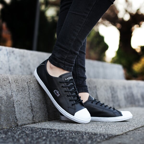 Damskie sneakersy (buty) LACOSTE ZIANE SNEAKER EDG 730spw002702h kolor czarny