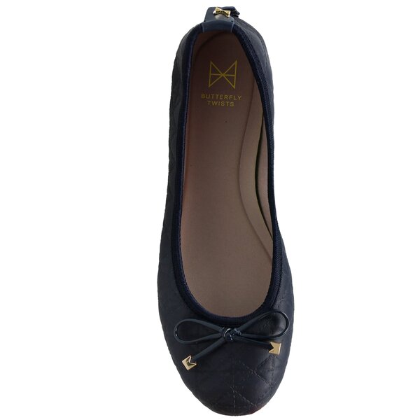 Damskie baleriny (buty) BUTTERFLY TWISTS TEGAN bt21043013 kolor granatowy