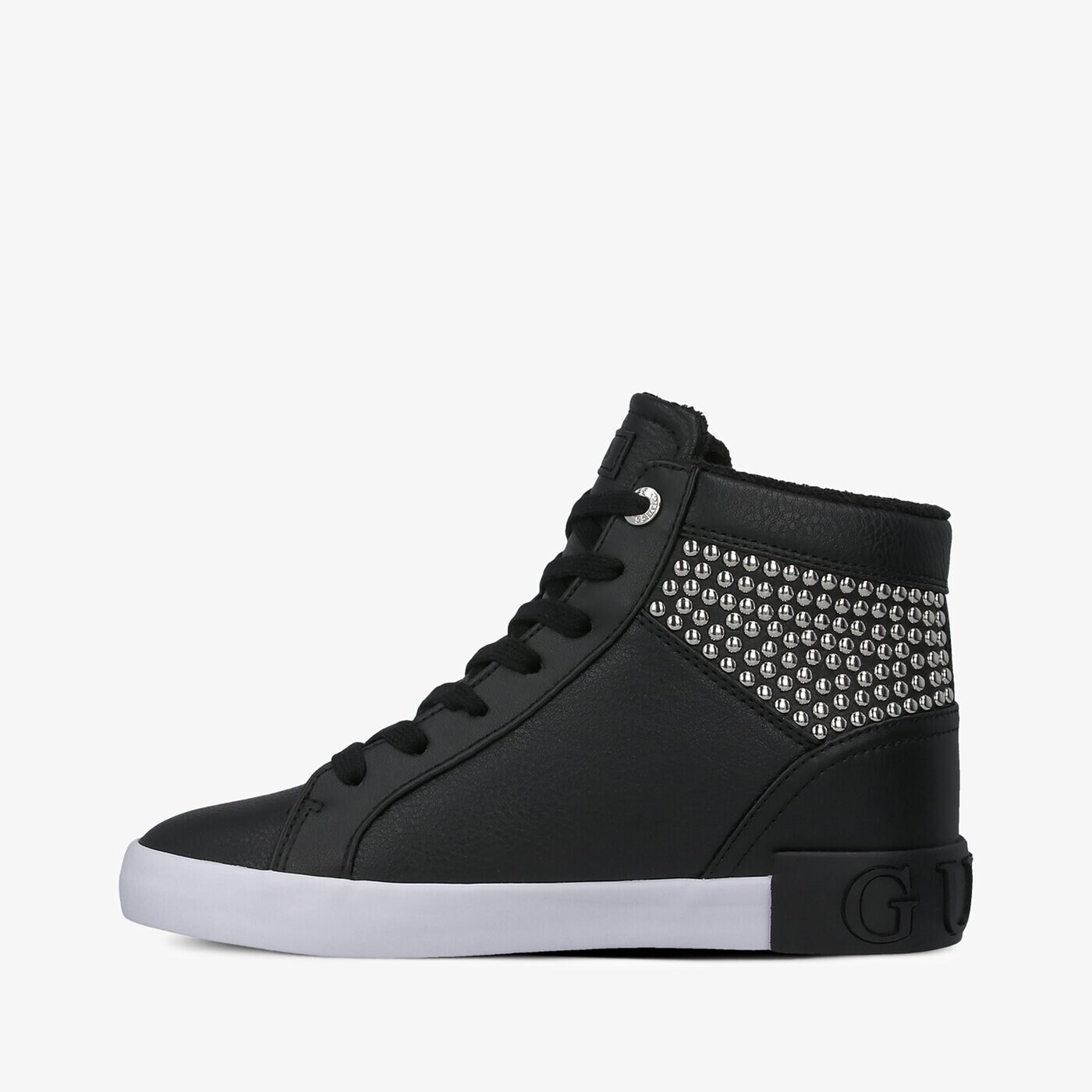 Damskie sneakersy (buty) GUESS PEETUR fl7per ele12black kolor czarny