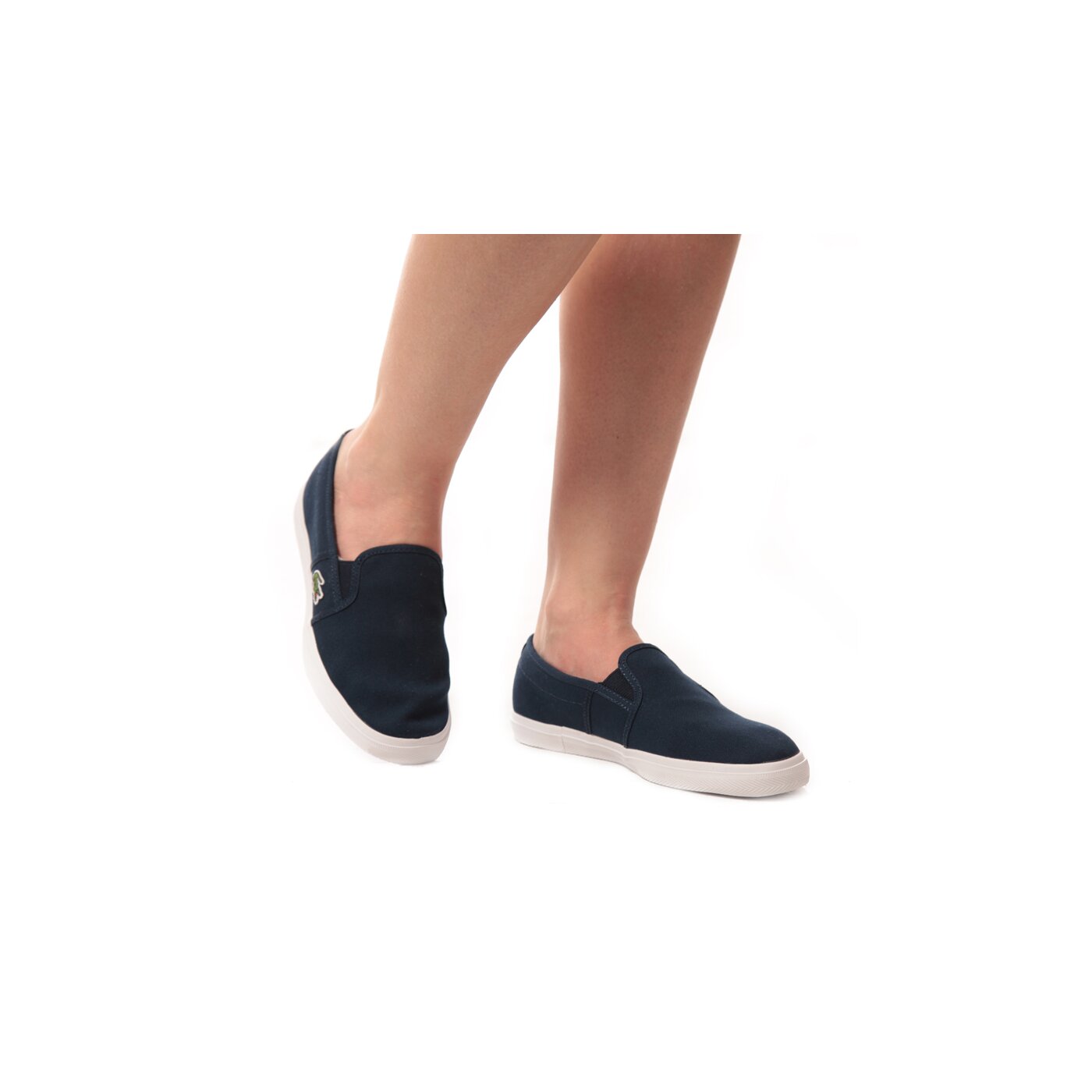 Damskie trampki LACOSTE GAZON SPORT HTB 729spw2227db4 kolor granatowy