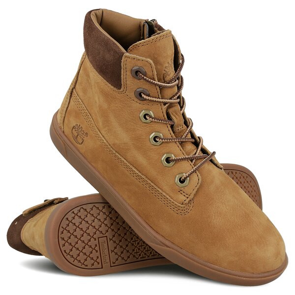 Dziecięce trapery TIMBERLAND GROVETON 6IN LACE a1jcu kolor brązowy