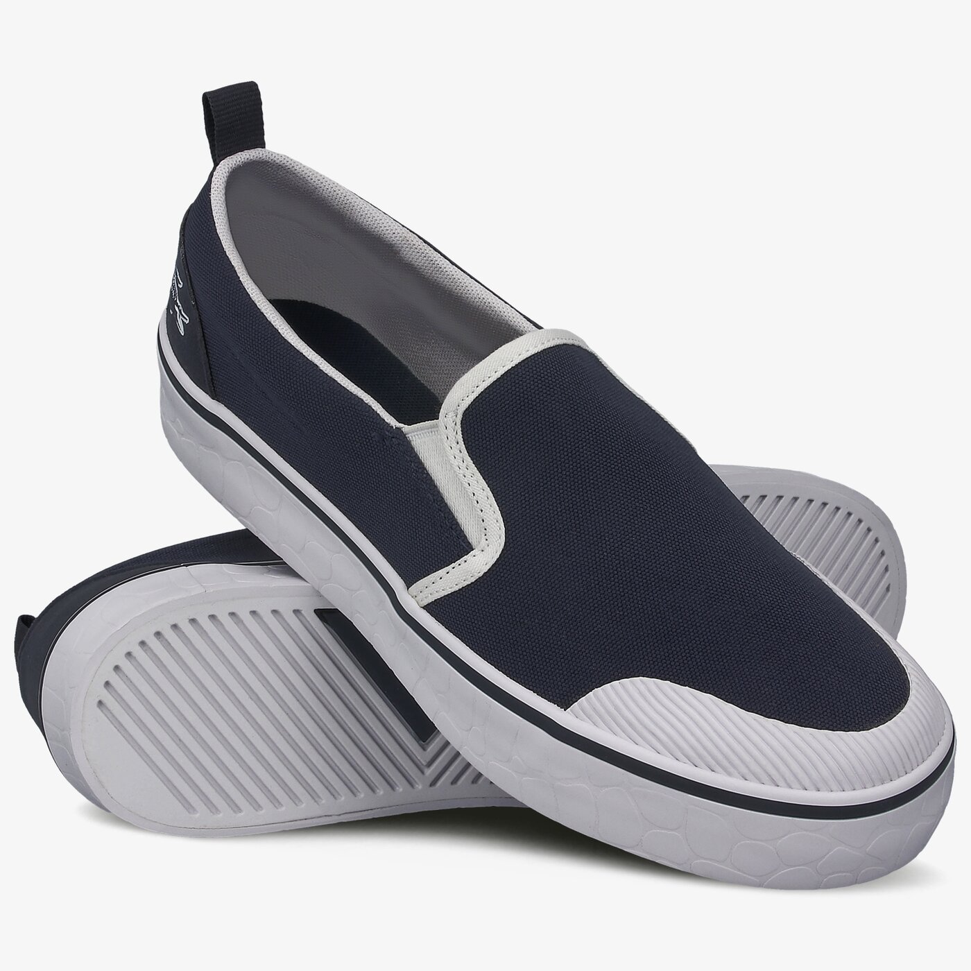 Dziecięce trampki LACOSTE GAZON CROCO 220 1 CUJ 739cuj0013092 kolor granatowy