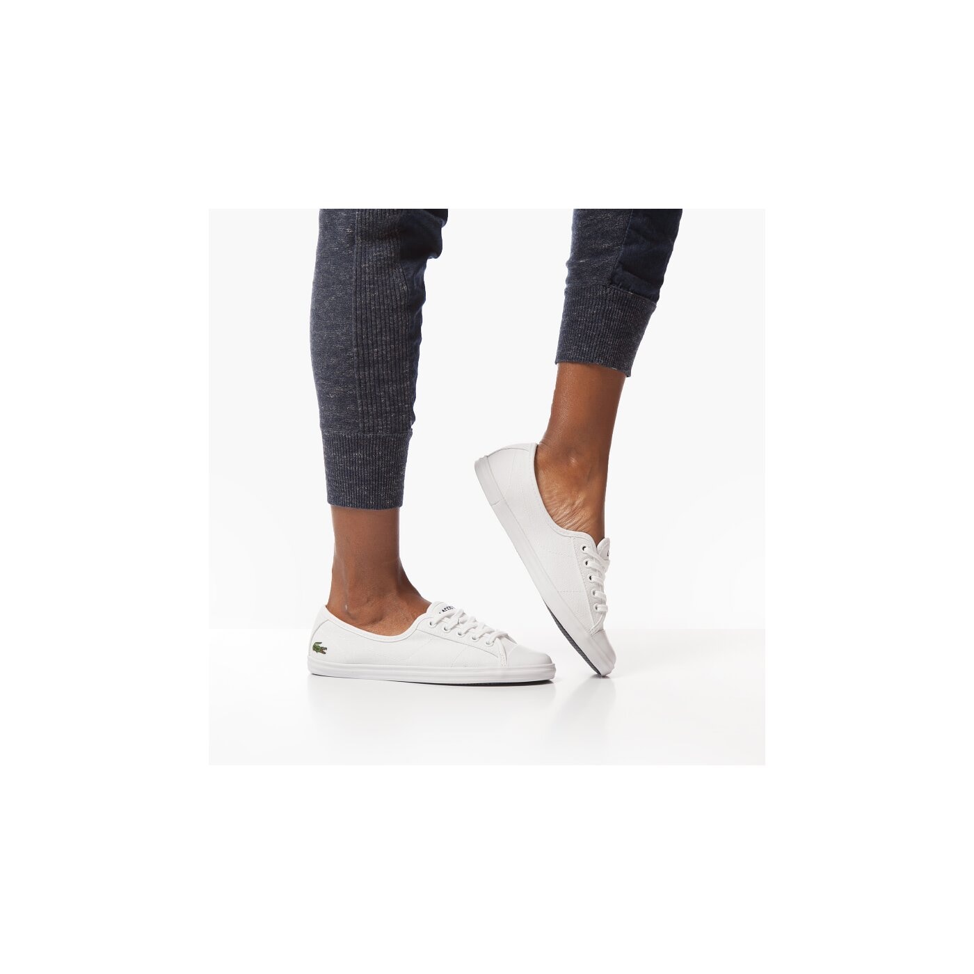 Damskie sneakersy (buty) LACOSTE ZIANE CHUNKY OFF 727spw3011x96 kolor biały