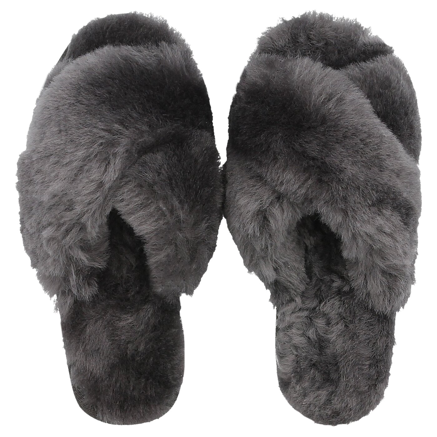 Damskie klapki EMU AUSTRALIA MAYBERRY CHARCOAL w11573charcoal kolor szary