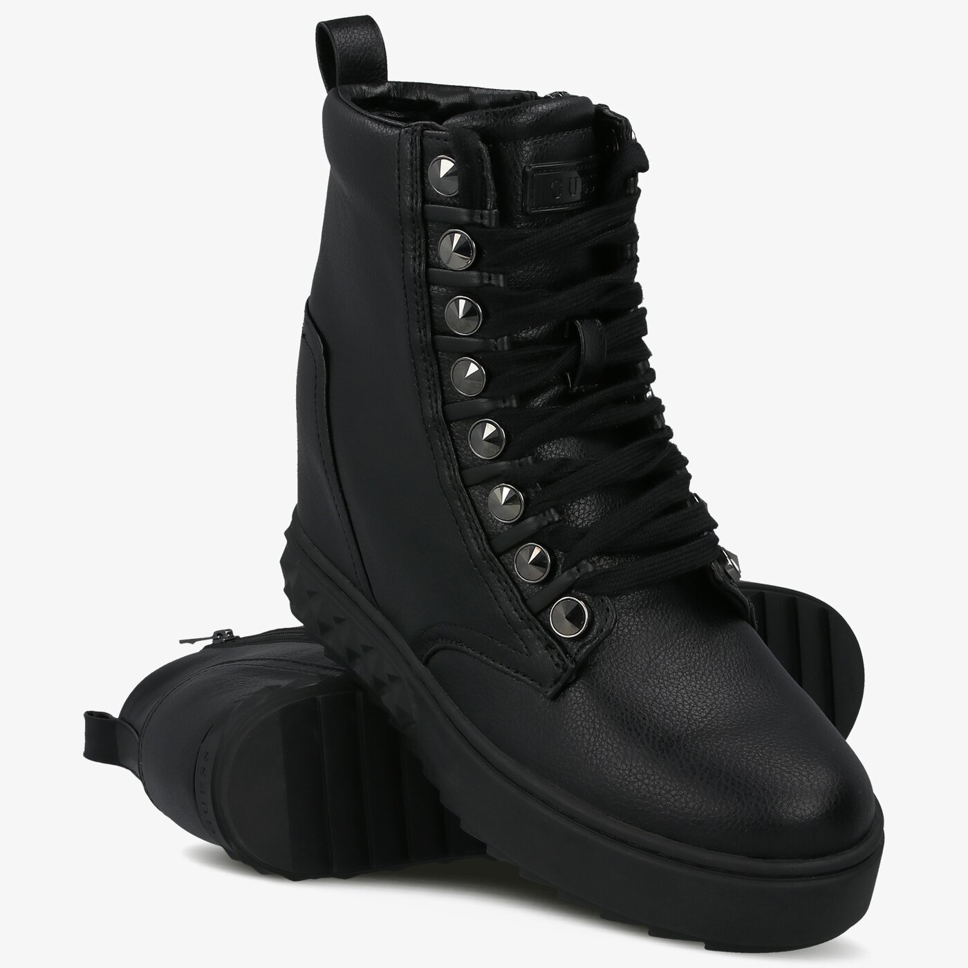 Damskie trampki GUESS FYRE fl8fyrele12black kolor czarny