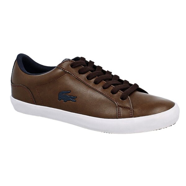Męskie trampki LACOSTE LEROND ASF  729scm1111bn3 kolor brązowy