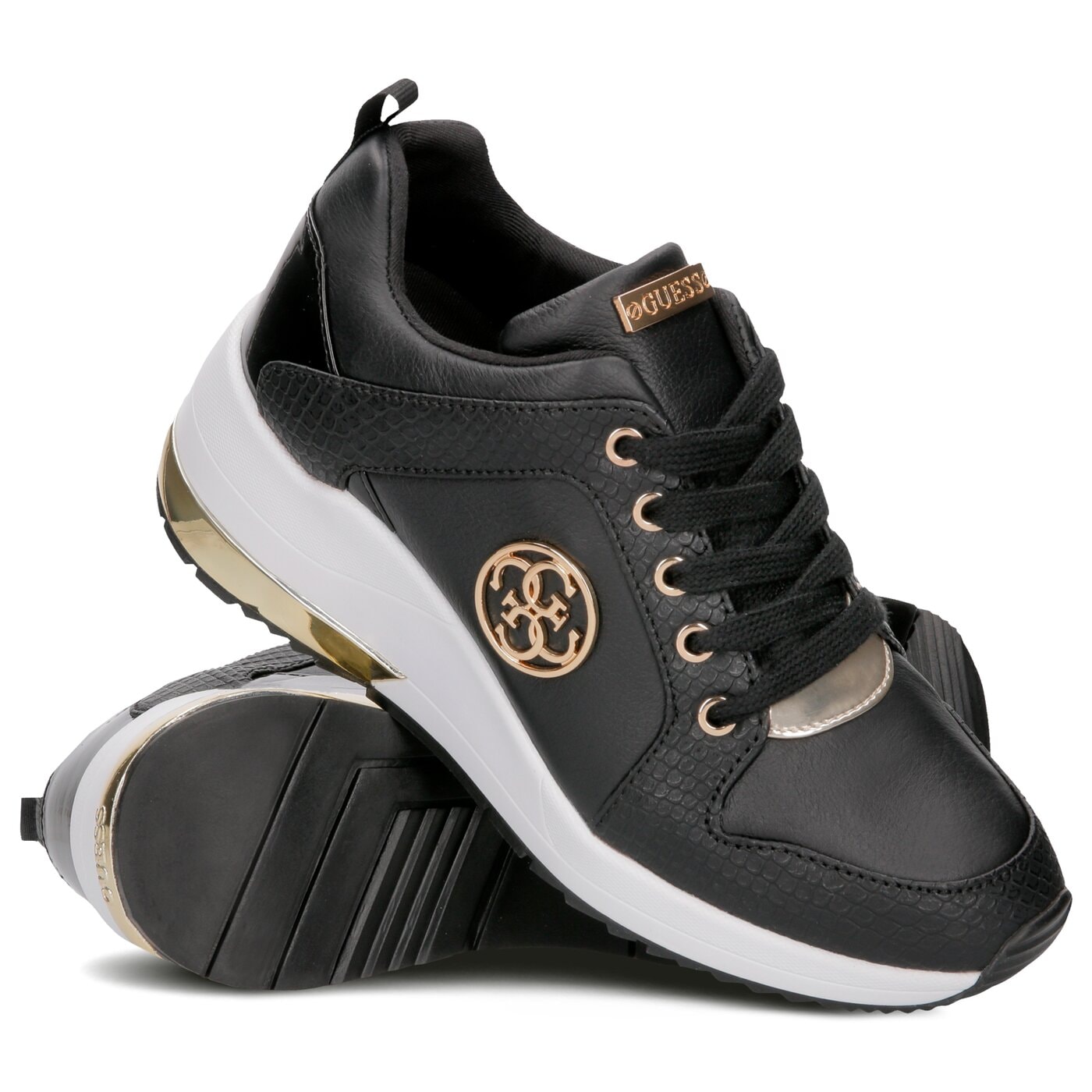 Damskie sneakersy (buty) GUESS JARYD 2  fl5ja2lea12black kolor czarny