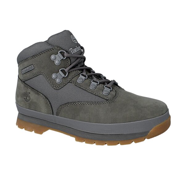 Dziecięce buty outdoor / trekkingowe TIMBERLAND EURO HIKER - LEATHER / FABRIC a12we kolor szary