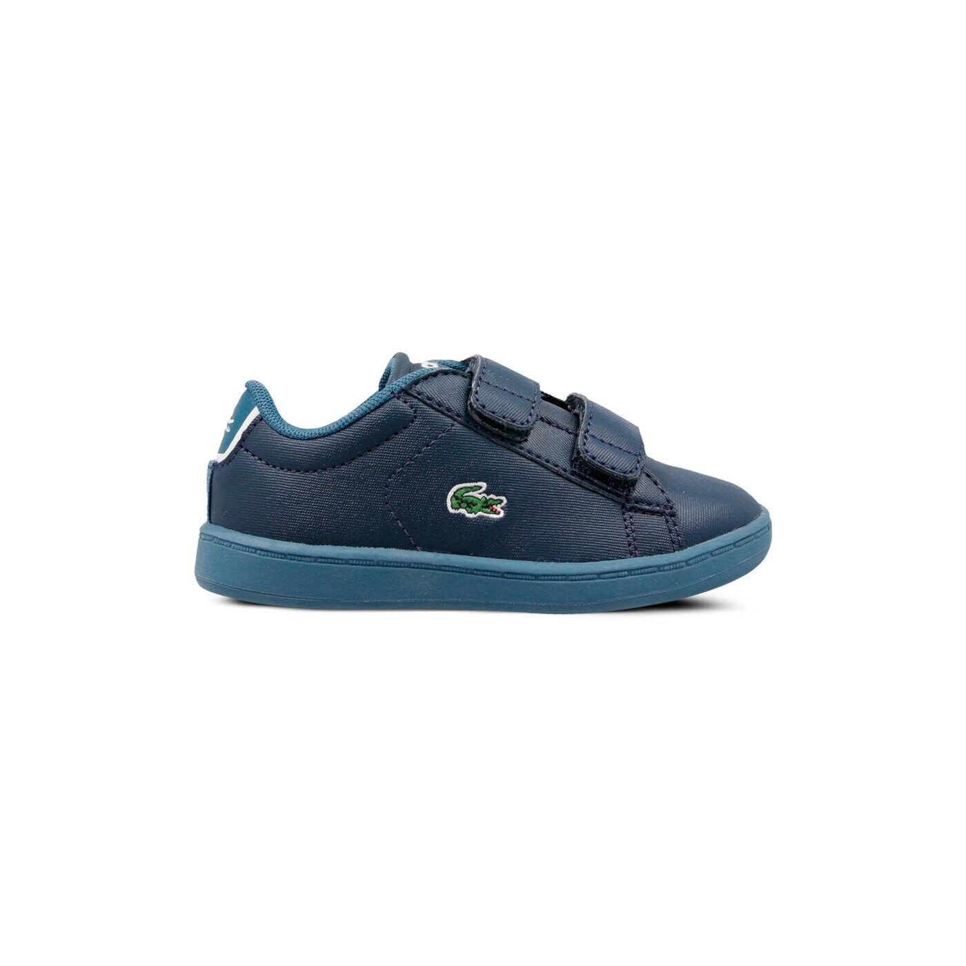 Dziecięce sneakersy (buty) LACOSTE CARNABY EVO STRAP 1191SUI 737sui0005nv1 kolor granatowy