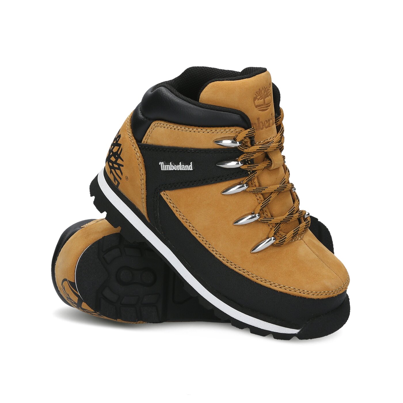 Dziecięce buty outdoor / trekkingowe TIMBERLAND EURO SPRINT  1589a kolor żółty