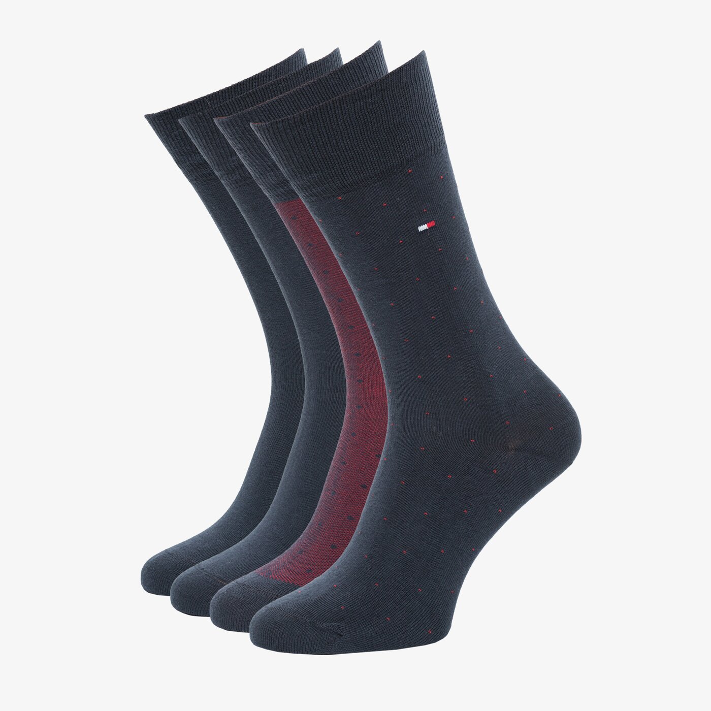 Męskie skarpetki TOMMY HILFIGER SKARPETY MIXED GIFTBOX 4P 43 492001001085043 kolor multicolor