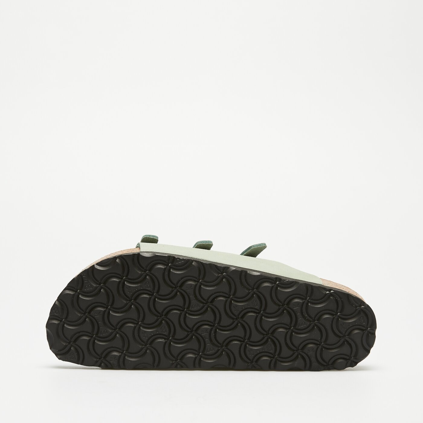 Damskie klapki BIRKENSTOCK FLORIDA LENB PURE SAGE HEX 1029450 kolor szary