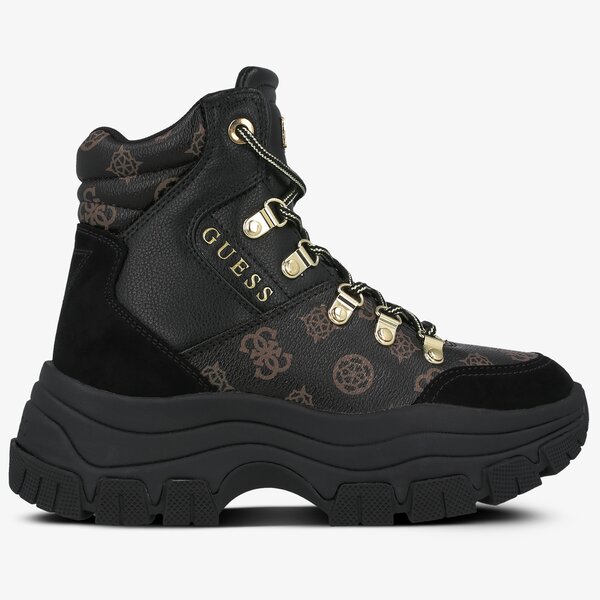 Damskie sneakersy (buty) GUESS BEVV fl8bevfal12black kolor czarny