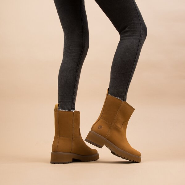Damskie botki / sztyblety TIMBERLAND CARNABY COOL WRMPULLON WR tb1a5vr82311 kolor żółty