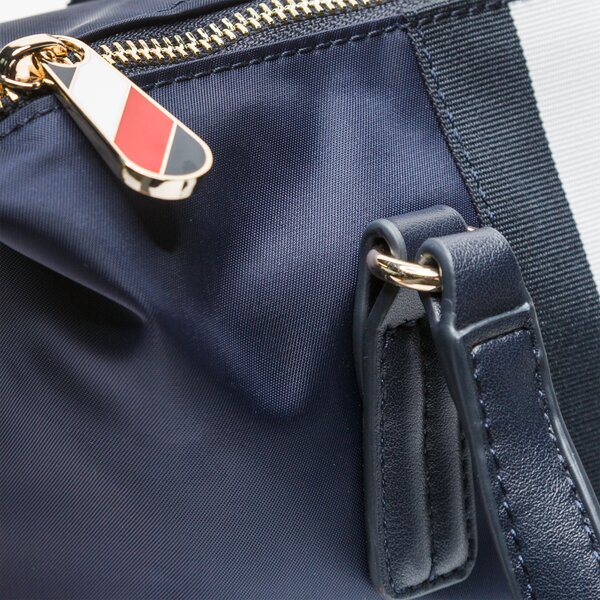 Damska torebka TOMMY HILFIGER TOREBKA POPPY SMALL TOTE CORP aw0aw083360gy kolor multicolor
