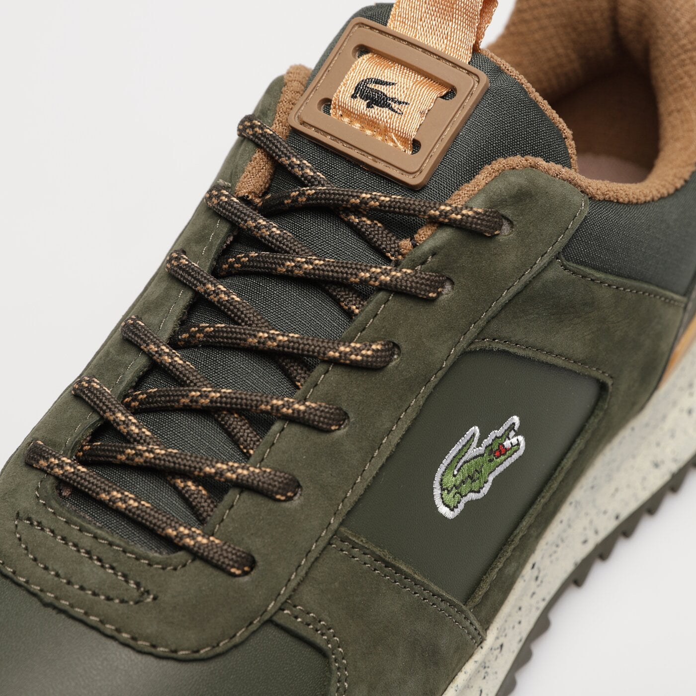 Męskie sneakersy (buty) LACOSTE JOGGEUR 2.0 222 1 SMA 744sma00401x3 kolor khaki