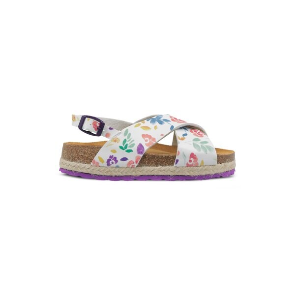Dziecięce sandały / klapki PAEZ BIO CROSS FLOWERY 1932623b0702100 kolor biały