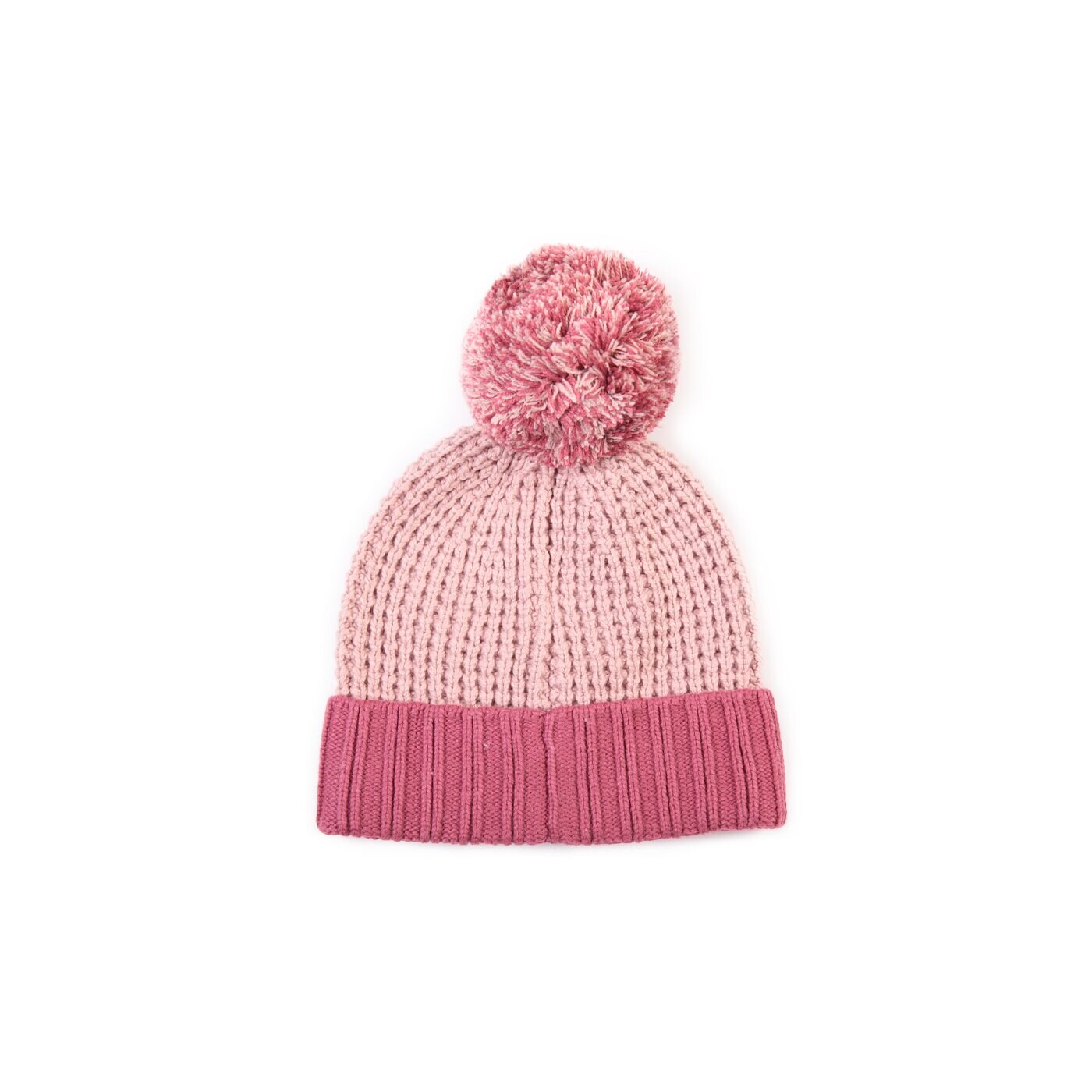 Damska czapka zimowa TIMBERLAND CZAPKA WAFFLE KNIT POM BEANIE j1805695 kolor różowy